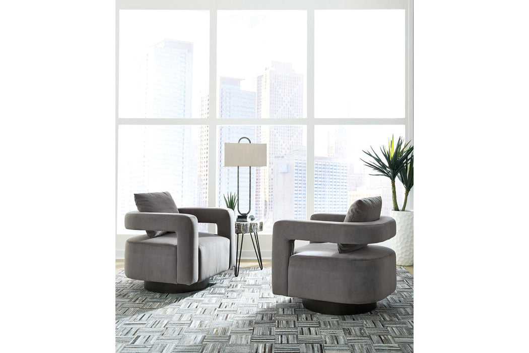 Alcoma Otter Swivel Accent Chair - A3000256 - Vega Furniture