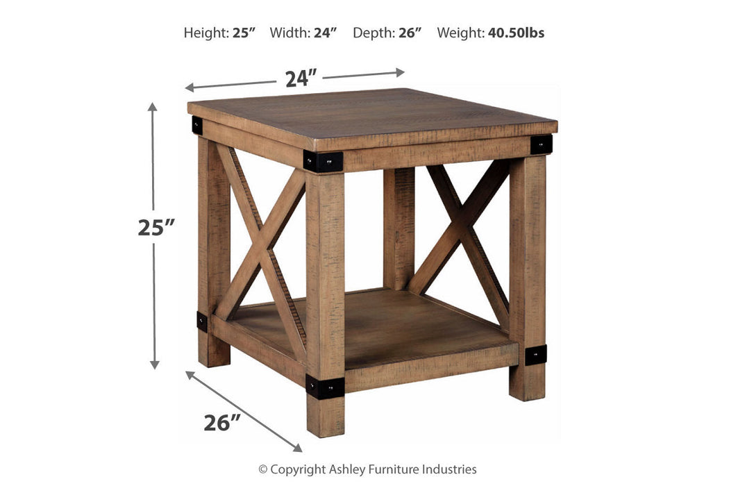 Aldwin Gray End Table - T457-3 - Vega Furniture