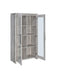 Alejo Gray Driftwood 2-Door Tall Cabinet - 950783 - Vega Furniture