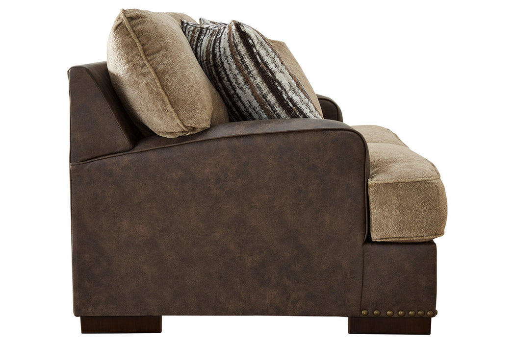 Alesbury Chocolate Loveseat - 1870435 - Vega Furniture