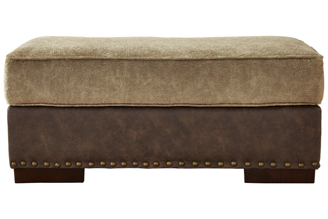 Alesbury Chocolate Ottoman - 1870414 - Vega Furniture