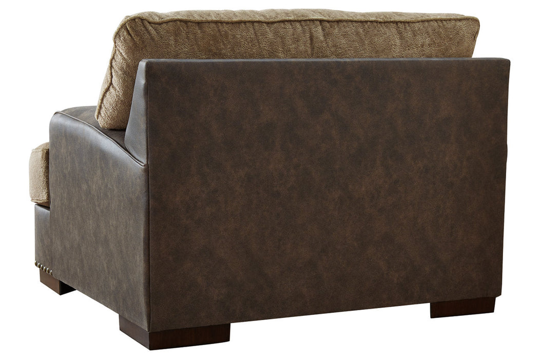 Alesbury Chocolate Oversized Chair - 1870423 - Vega Furniture