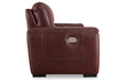 Alessandro Garnet Power Reclining Loveseat with Console - U2550118 - Vega Furniture