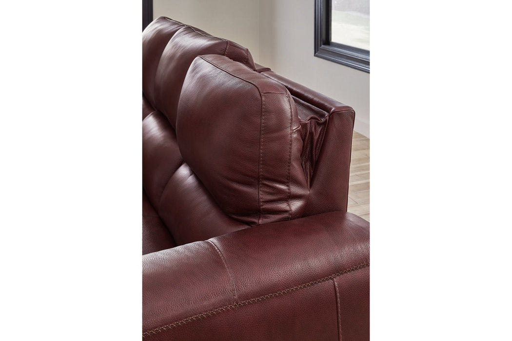 Alessandro Garnet Power Reclining Sofa - U2550115 - Vega Furniture
