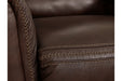 Alessandro Walnut Power Reclining Loveseat with Console - U2550218 - Vega Furniture