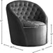 Alessio Grey Velvet Accent Chair - 501Grey - Vega Furniture