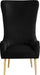 Alexander Black Velvet Accent Chair - 536Black - Vega Furniture