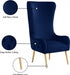 Alexander Blue Velvet Accent Chair - 536Navy - Vega Furniture