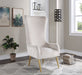 Alexander Cream Velvet Accent Chair - 536Cream - Vega Furniture