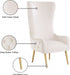 Alexander Cream Velvet Accent Chair - 536Cream - Vega Furniture