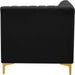 Alina Black Velvet Modular Corner Chair - 604Black-Corner - Vega Furniture