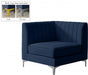 Alina Blue Velvet Modular Corner Chair - 604Navy-Corner - Vega Furniture