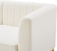 Alina Cream Velvet Modular Armless Chair - 604Cream-Armless - Vega Furniture