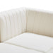 Alina Cream Velvet Modular Armless Chair - 604Cream-Armless - Vega Furniture