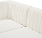 Alina Cream Velvet Modular Corner Chair - 604Cream-Corner - Vega Furniture