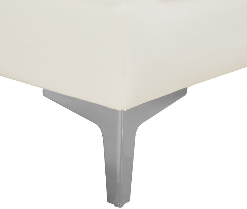 Alina Cream Velvet Modular Corner Chair - 604Cream-Corner - Vega Furniture