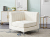 Alina Cream Velvet Modular Corner Chair - 604Cream-Corner - Vega Furniture