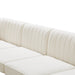 Alina Cream Velvet Modular Loveseat - 604Cream-S67 - Vega Furniture