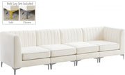 Alina Cream Velvet Modular Sofa - 604Cream-S119 - Vega Furniture