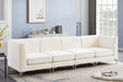 Alina Cream Velvet Modular Sofa - 604Cream-S119 - Vega Furniture