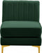 Alina Green Velvet Modular Armless Chair - 604Green-Armless - Vega Furniture