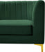 Alina Green Velvet Modular Corner Chair - 604Green-Corner - Vega Furniture