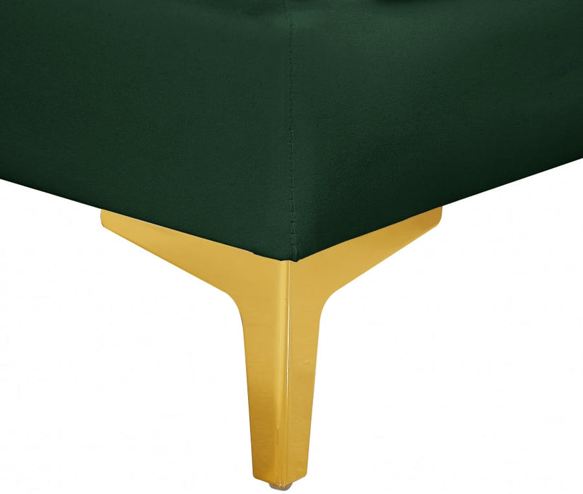 Alina Green Velvet Modular Corner Chair - 604Green-Corner - Vega Furniture