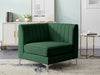 Alina Green Velvet Modular Corner Chair - 604Green-Corner - Vega Furniture