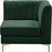 Alina Green Velvet Modular Corner Chair - 604Green-Corner - Vega Furniture