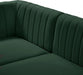 Alina Green Velvet Modular Sofa - 604Green-S93 - Vega Furniture