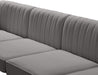 Alina Grey Velvet Modular Sofa - 604Grey-S119 - Vega Furniture