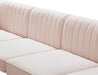 Alina Pink Velvet Modular Sofa - 604Pink-S119 - Vega Furniture