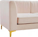 Alina Pink Velvet Modular Sofa - 604Pink-S119 - Vega Furniture