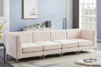 Alina Pink Velvet Modular Sofa - 604Pink-S119 - Vega Furniture