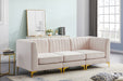 Alina Pink Velvet Modular Sofa - 604Pink-S93 - Vega Furniture