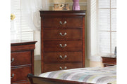 Alisdair Dark Brown Chest of Drawers - B376-46 - Vega Furniture