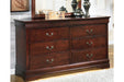 Alisdair Dark Brown Dresser - B376-31 - Vega Furniture