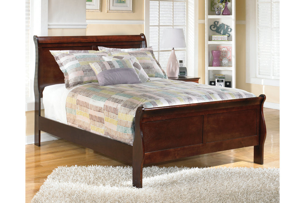 Alisdair Dark Brown Full Sleigh Bed - SET | B376-55 | B376-86 - Vega Furniture