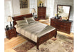 Alisdair Dark Brown King Sleigh Bed - SET | B376-82 | B376-97 - Vega Furniture