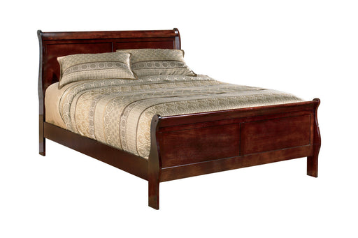 Alisdair Dark Brown Queen Sleigh Bed - SET | B376-81 | B376-96 - Vega Furniture