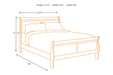 Alisdair Dark Brown Queen Sleigh Bed - SET | B376-81 | B376-96 - Vega Furniture