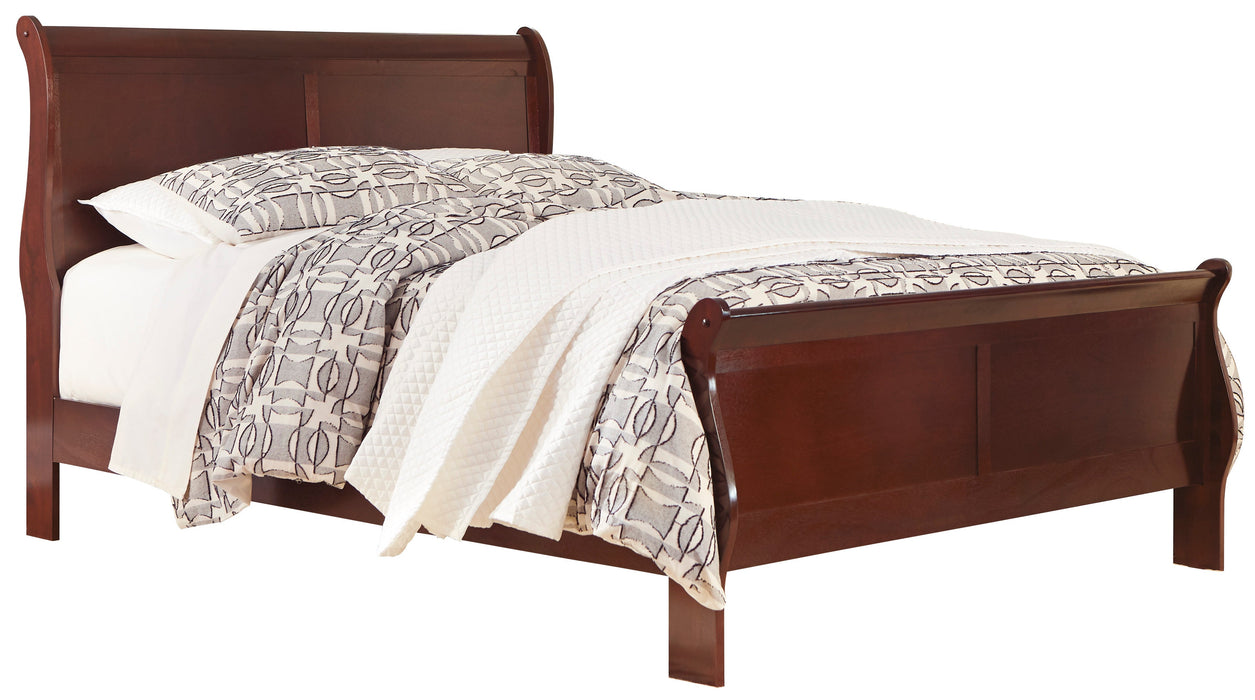 Alisdair Dark Brown Sleigh Bedroom Set - SET | B376-82 | B376-97 | B376-31 | B376-36 | B376-92 | B376-46 - Vega Furniture