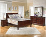 Alisdair Dark Brown Sleigh Youth Bedroom Set - SET | B376-55 | B376-86 | B376-31 | B376-36 | B376-92 | B376-46 - Vega Furniture