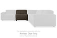 Allena Gunmetal Armless Chair - 2130146 - Vega Furniture