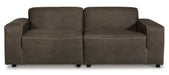 Allena Gunmetal Loveseat - SET | 2130164 | 2130165 - Vega Furniture