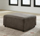Allena Gunmetal Oversized Accent Ottoman - 2130108 - Vega Furniture
