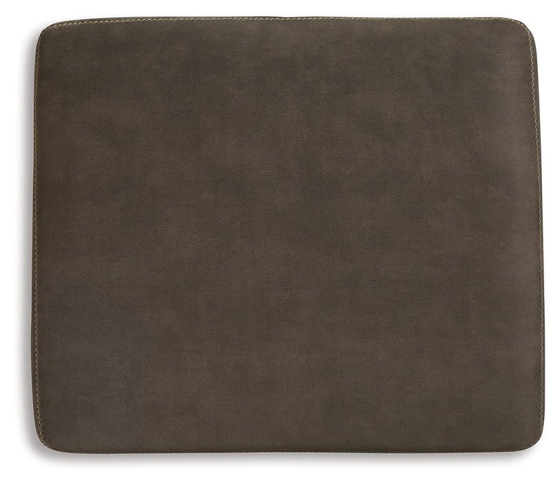 Allena Gunmetal Oversized Accent Ottoman - 2130108 - Vega Furniture