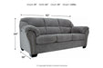 Allmaxx Pewter Sofa - 2810538 - Vega Furniture