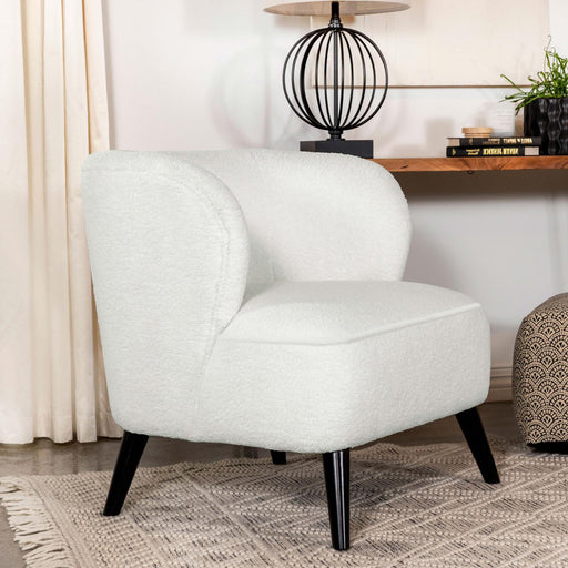 Alonzo Natural Upholstered Track Arms Accent Chair - 905676 - Vega Furniture