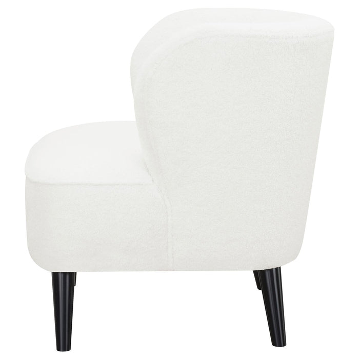 Alonzo Natural Upholstered Track Arms Accent Chair - 905676 - Vega Furniture